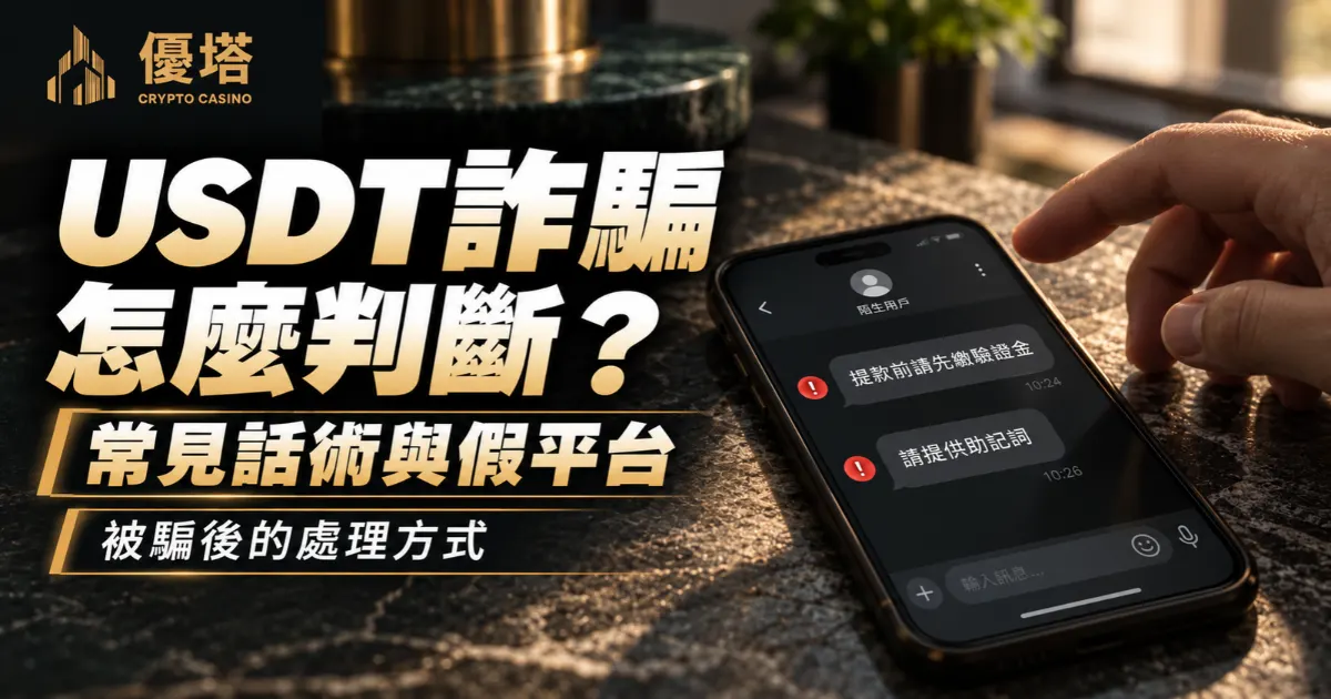 USDT詐騙怎麼判斷?常見話術、假平台與被騙後處理方式