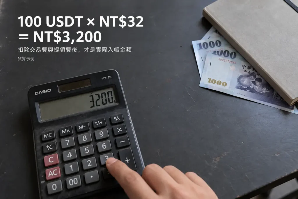 USDT換台幣匯率怎麼算